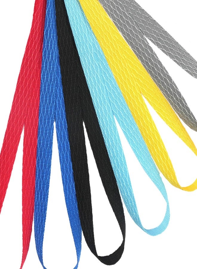 Foshine 6 Pack Neck Lanyards with Vertical Badge Holder for ID Card Badges Holder Office Black,Red, Blue,Yellow,Gray,Light Blue - Image 5