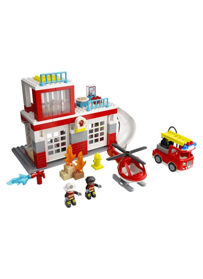 LEGO LEGO - Duplo Fire Station & Helicopter 117 Pieces - 10970  - Image 2