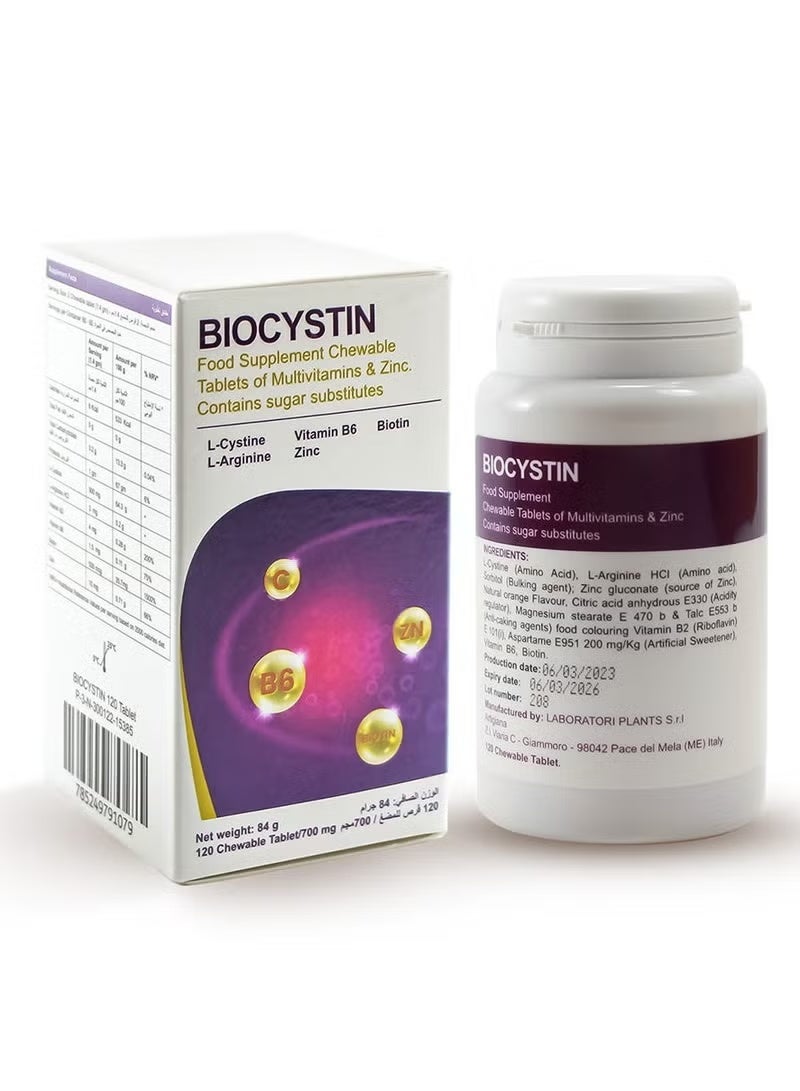 Biocysteine Multivitamin Zinc 120 Tablets