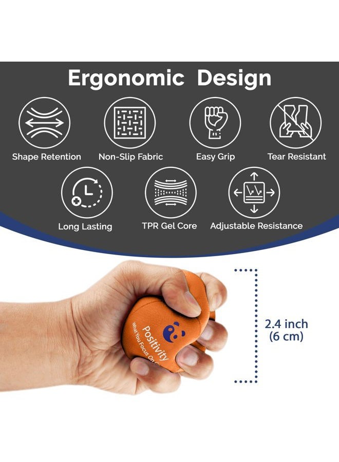 MindPanda Mind & Body Stress Balls for Adults - Multi-Density Squeeze Balls for Hand Therapy & Grip Strengthening - Stress & Anxiety Relief - Soft to Triple Density Options - Image 5