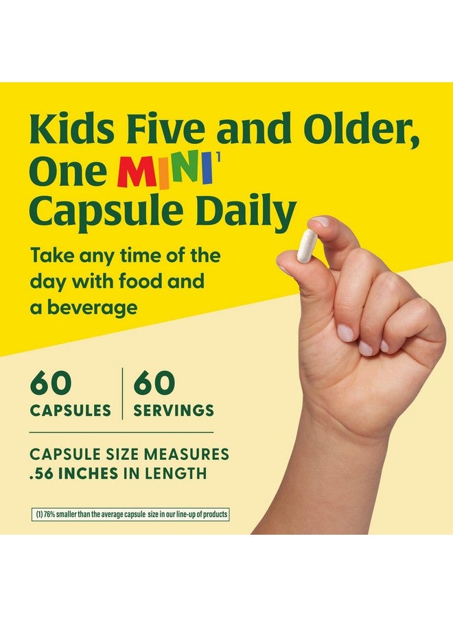 MegaFood MegaFlora Probiotics for Kids - Probiotics for Digestive Health - 5 Billion CFUs - Non-GMO, Vegetarian, Made Without 9 Food Allergens - 60 Mini Capsules (60 Servings) - Image 5