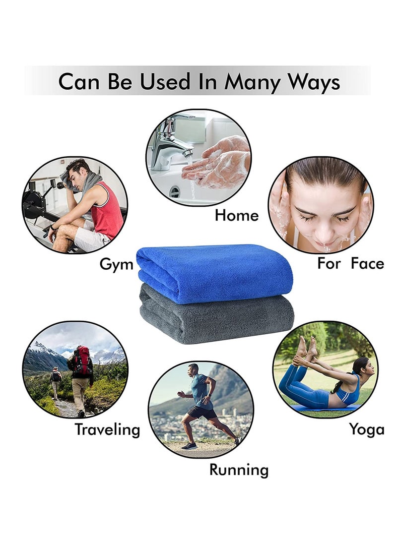 Fabienne Microfiber Gym Towel, Hand Towel, Face Towel, Microfiber Car Cleaning Towel Soft and Durable, 3-Piece,  50x90 Cm - Pink - Image 4