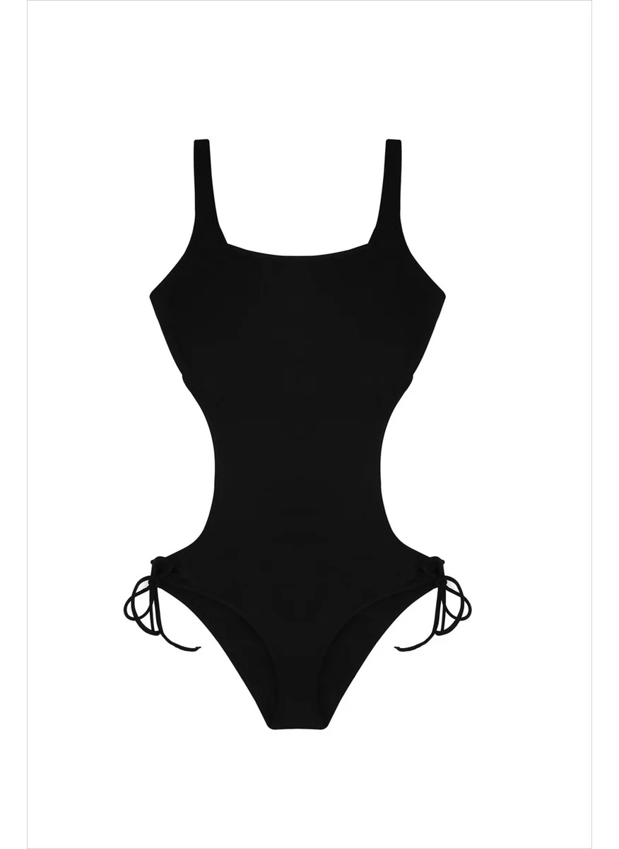 Ayyıldız Crescent Star 49622 Black Swimsuit