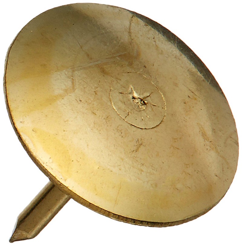 Charles Leonard دبابيس تشارلز ليونارد برأس صلب مطلي بالنحاس 38 بوصة عبوة 100