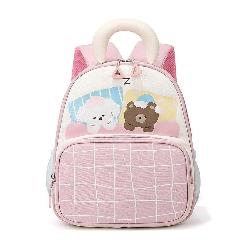 Kids Backpack Bear Design 3-5 Years, Large Capacity Waterproof Lightweight Spine-Protective School Bag - Image 1