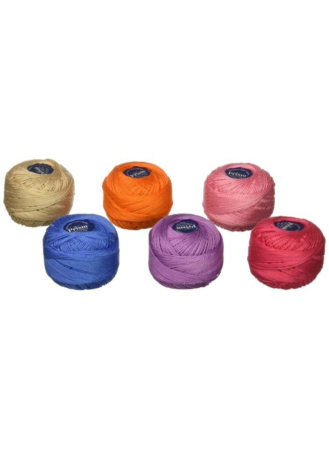 Craft Thread Pearl Balls 10gram Solid 6pc