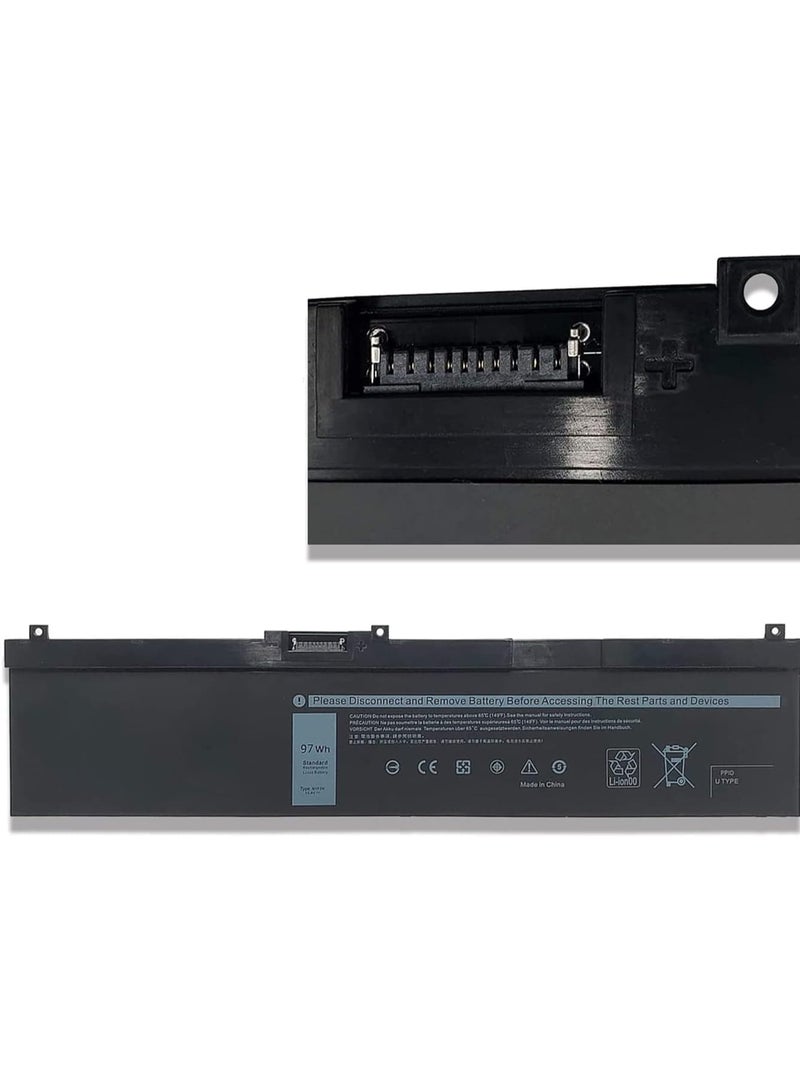 Terabyte بطارية بديلة NYFJH لسلسلة Dell 7530 7730 7540 7740 0WNRC 00WNRC GW0K9 0GW0K9 11.4V 97Wh 6 خلايا - Image 2