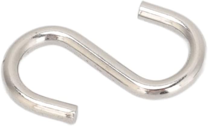 خطافات معدنية ثقيلة على شكل حرف S، 10 قطع للمطبخ والحمام والمرآب وورشة العمل، المقاس S212 002 - Image 4