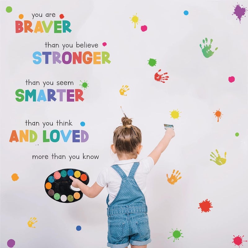 ARS Inspirational Quotes Wall Decals Colorfu Peel and Stick Wall Wallpaper,Motivational Wall Stickers Positive Saying Wall Art & Murals for Nursery Kids Room Preschool Playroom Classroom Decor - Image 4