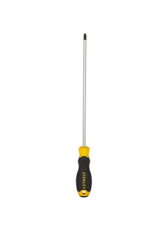 Stanley STANLEY STMT60807-8 Cushion Grip Screwdriver Phillips®-PH1x200mm (Yellow and Black)  - Image 1