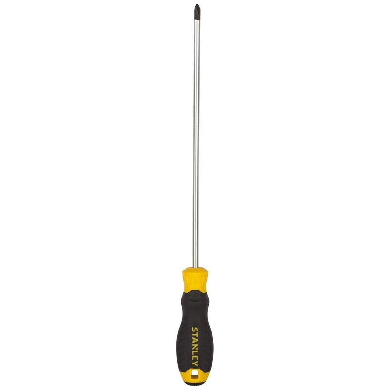 Stanley STANLEY STMT60807-8 Cushion Grip Screwdriver Phillips®-PH1x200mm (Yellow and Black)  - Image 1