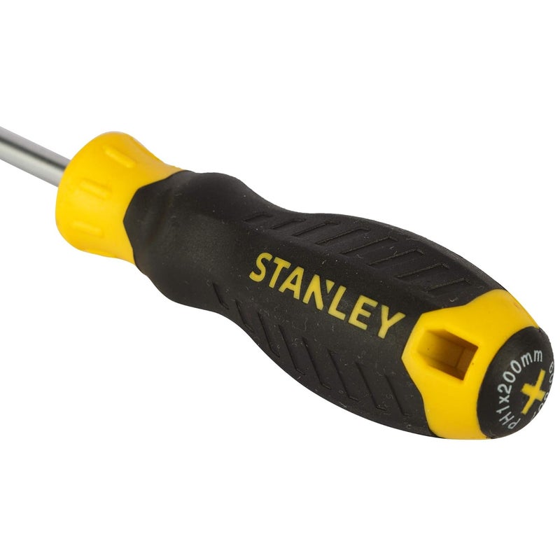 Stanley STANLEY STMT60807-8 Cushion Grip Screwdriver Phillips®-PH1x200mm (Yellow and Black)  - Image 5