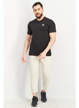 adidas Originals Men Sportswear Fit Brand Logo Training T-shirt, Black  - Image 4
