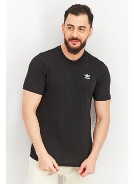 adidas Originals Men Sportswear Fit Brand Logo Training T-shirt, Black  - Image 1