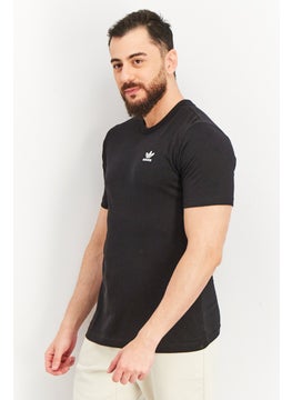 adidas Originals Men Sportswear Fit Brand Logo Training T-shirt, Black  - Image 2