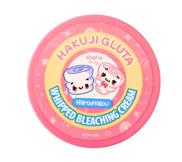 SHAHA BEAUTY Hakuji Gluta Whipped Bleaching Cream Marshmallow Scent 200ml - Image 1