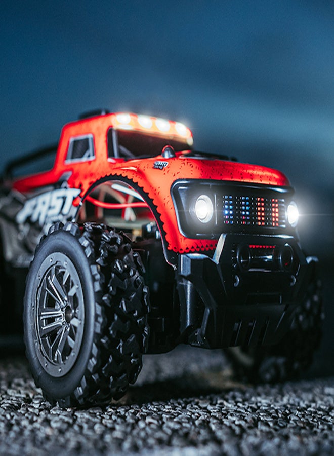 Remote Control Car 2.4GHz 1/20 All Terrain Remote Control Short Truck 25KM/H High Speed Off Road Car with LED Light Full Proportional Throttle - Image 3