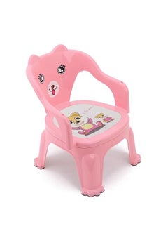 Toshionics Baby Small Chair Feeding Chair with Detachable Food Tray Portable and Lightweight Booster Seat for Toddlers Easy to Carry Mini Chair with Cushioned Cartoon Seat and Back Support Comfortable Seat Feeding Chair Small Stool for Babies Toddlers 3+ Years  - Image 2