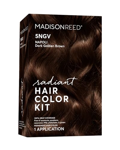 Madison Reed Radiant Hair Color Kit 5NGV Dark Golden Brown with Warm Tones Napoli Brown Dimensional Gray Hair Blending Permanent Hair Dye PPDFree AmmoniaFree 1 Pack - Image 2