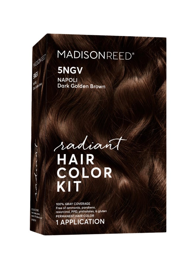 Madison Reed Radiant Hair Color Kit 5NGV Dark Golden Brown with Warm Tones Napoli Brown Dimensional Gray Hair Blending Permanent Hair Dye PPDFree AmmoniaFree 1 Pack - Image 3
