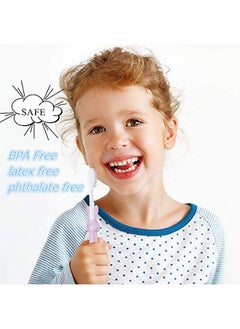 Patelai Patelai 12 Pcs Toddler Toothbrush for Age 2 and Above Kids Children Manual Toothbrush Set Soft Contoured Bristles Boys and Girls Cute Colorful Toothbrush with Suction Cup for Storage  - Image 4