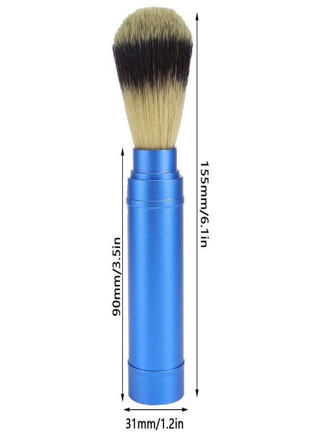 Walfront Shaving Brush, Men PortableTravel Facial Foaming Shaving Brush Grooming Tool, Bathroom Supplies for Daily use Travel Wet Shaving Experience - Image 2
