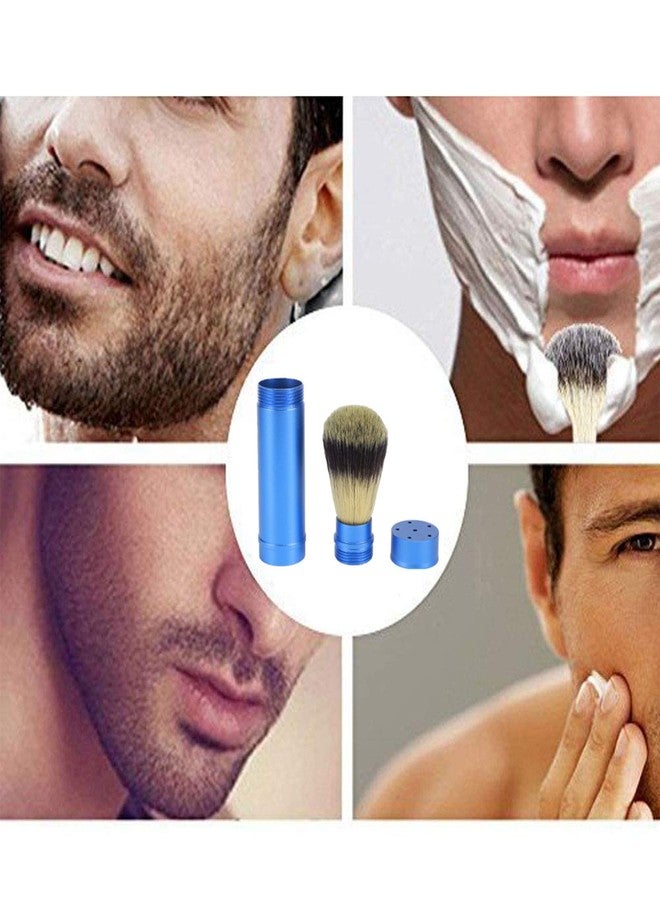 Walfront Shaving Brush, Men PortableTravel Facial Foaming Shaving Brush Grooming Tool, Bathroom Supplies for Daily use Travel Wet Shaving Experience - Image 4