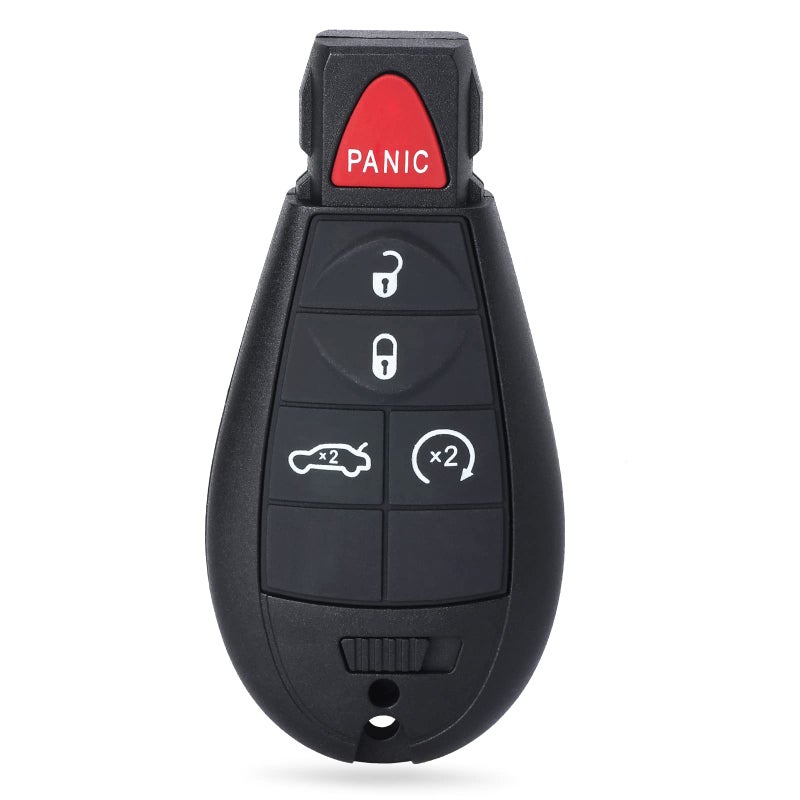 Keymall Car Key Fob Keyless Entry Remote Control for Dodge Dart 2013 2014 2015 2016 433MHz ID46 Chip(FCC ID:M3N32297100 P/N:56046773) 4+1 Buttons