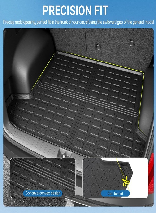 Xipoo Cargo Liner Compatible with 2022 2023 2024 2025 Tucson Rear Trunk Mat Cargo Mat Trunk Liner Replacement for 2022 2023 2024 2025 Tucson Accessories (Upgraded Rear Trunk Mat) - Image 2