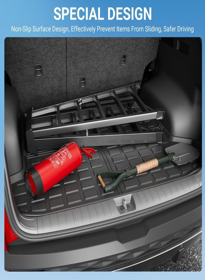 Xipoo Cargo Liner Compatible with 2022 2023 2024 2025 Tucson Rear Trunk Mat Cargo Mat Trunk Liner Replacement for 2022 2023 2024 2025 Tucson Accessories (Upgraded Rear Trunk Mat) - Image 4