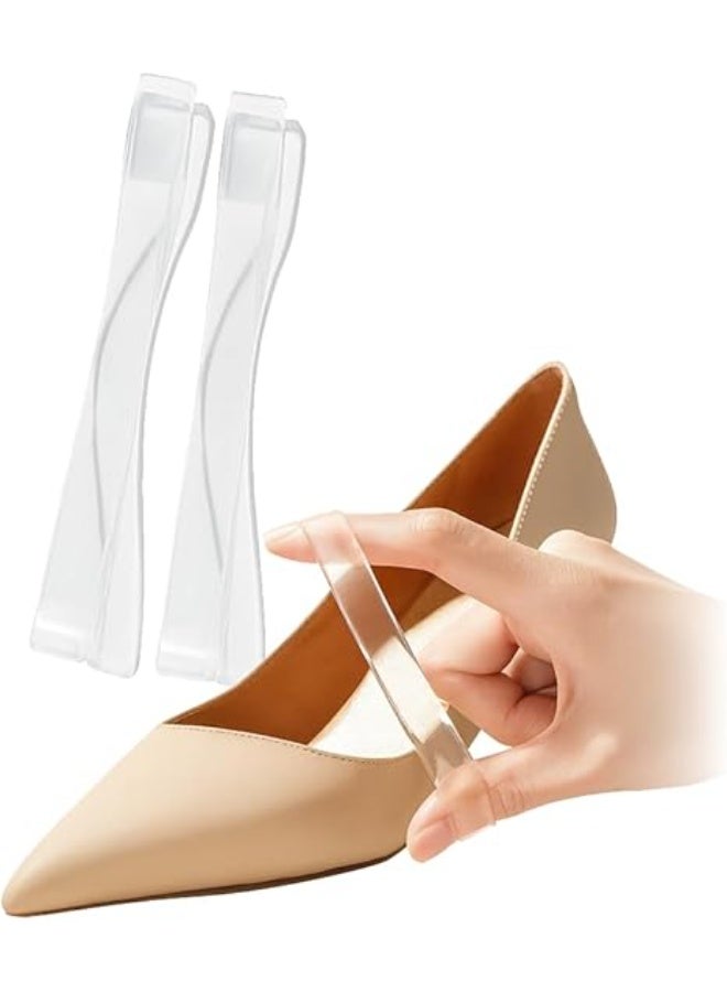 amazing.EGP Amazing IGB Transparent High Heel Straps, Anti-Slip TPU Shoelaces, Adjustable Ankle Support for Women, 23cm, 1 Pair - Image 1