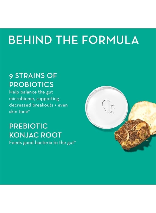 HUM Skin Squad - Probiotic Supplement for Clear Skin & Gut Health - Microbiome Probiotics for Problem Skin & Breakouts (60-Count) - Image 5