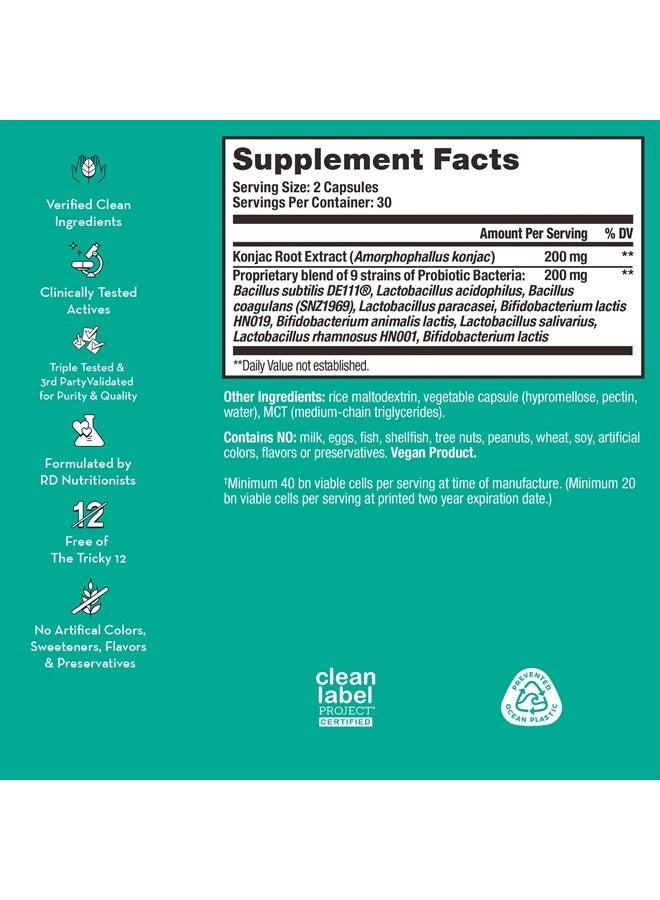 HUM Skin Squad - Probiotic Supplement for Clear Skin & Gut Health - Microbiome Probiotics for Problem Skin & Breakouts (60-Count) - Image 2