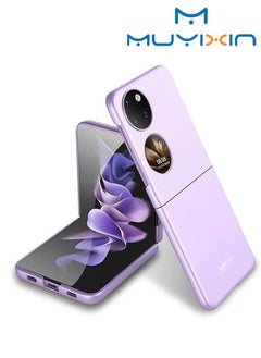 Muyixin جراب أنيق لهاتف Huawei P50 Pocket، رفيع للغاية، مضاد للسقوط، جراب هاتف واقي من مادة البولي كربونات، جراب صلب لهاتف Huawei P50 Pocket 