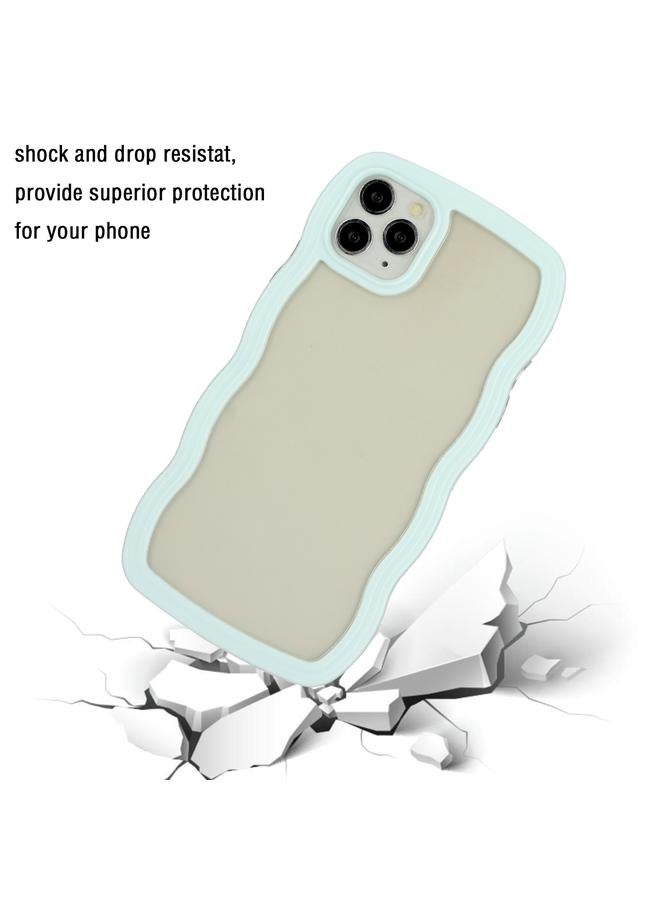 Zaboon Case For iPhone 11 Pro Max Candy Color Wave TPU Clear PC Phone Case - Image 2