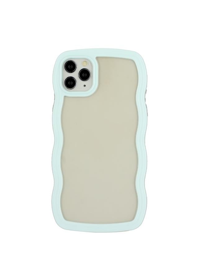 Zaboon Case For iPhone 11 Pro Max Candy Color Wave TPU Clear PC Phone Case - Image 1