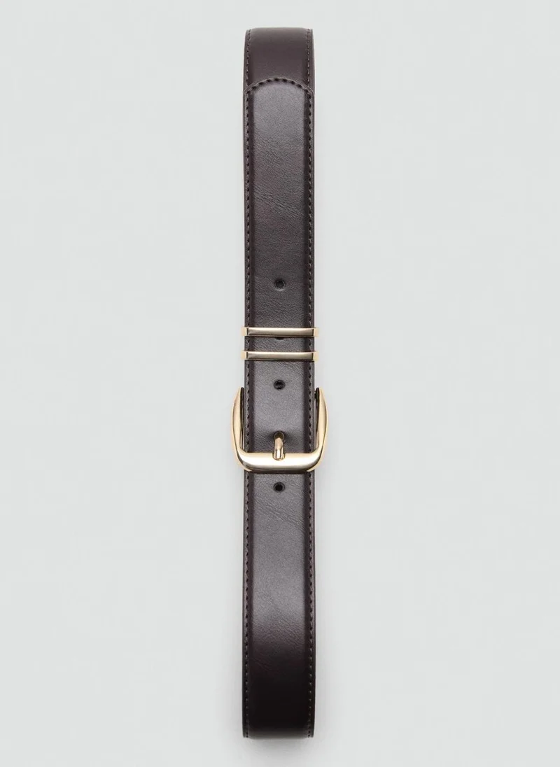 مانجو Square buckle belt
