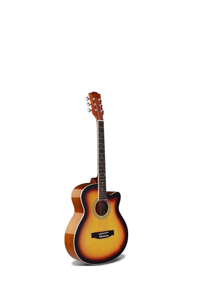 Megarya Acoustic Guitar 38 inch megarya sunburst - Image 2
