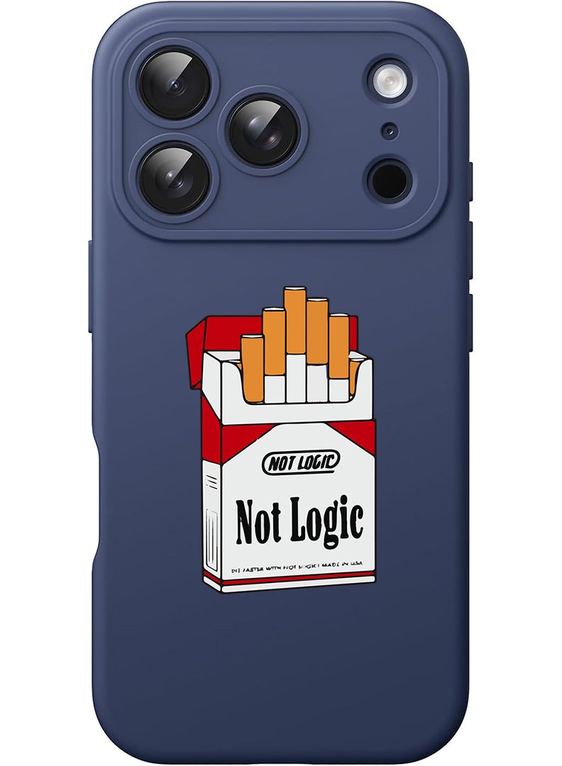 Theodor Protective Slim Fit Case Liquid Silicone Cover with Full Body Protection Anti-Scratch Shockproof Case For Apple iPhone 17 Pro (Blue) Not Logic - Image 1