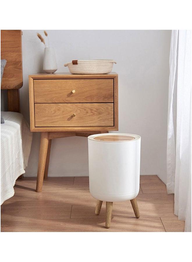 HOMESTAR سلة مهملات 7 لتر بأرجل خشبية - Image 5