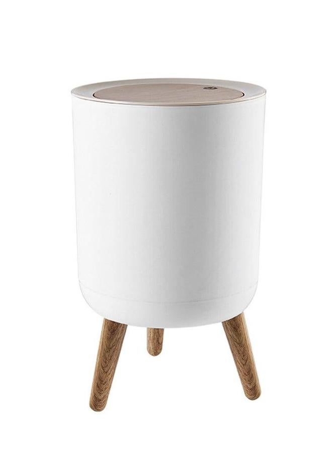 HOMESTAR سلة مهملات 7 لتر بأرجل خشبية - Image 1