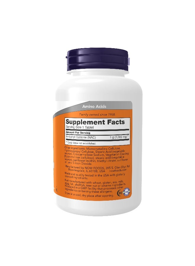 Now Foods NAC 1000mg 120 Tablets - Image 2