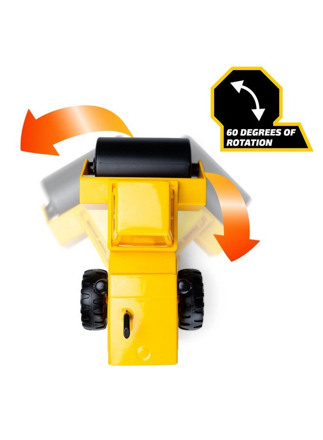 تونكا Steel Classics - Steam Roller - Made With Steel, Yellow Toy Truck, Boys And Girls, Toddlers Ages 3+, Big Construction Truck, Birthday Gift, Holiday, Ages 4+ - Image 2