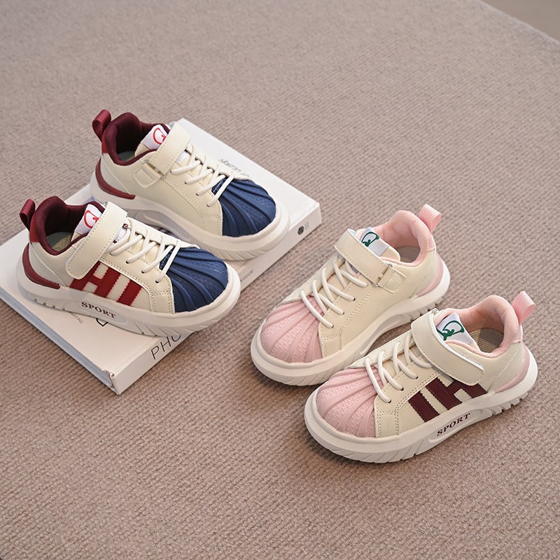 Children'S New Fashion Sneaker Korean Style Soft Bottom Non-Slip Casual Running Board Shoes For Girls And Boys 26-36 - Image 2