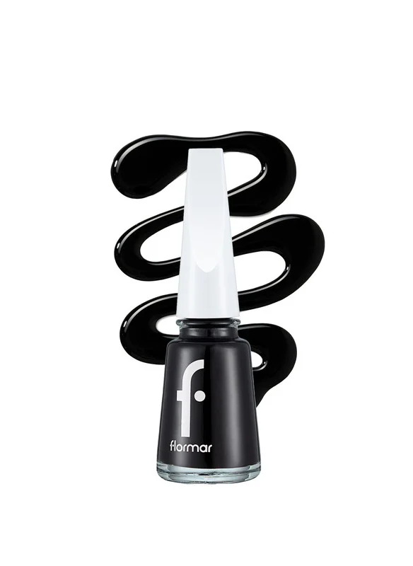 flormar Flormar Nail Enamel - 313 Black Minimalism