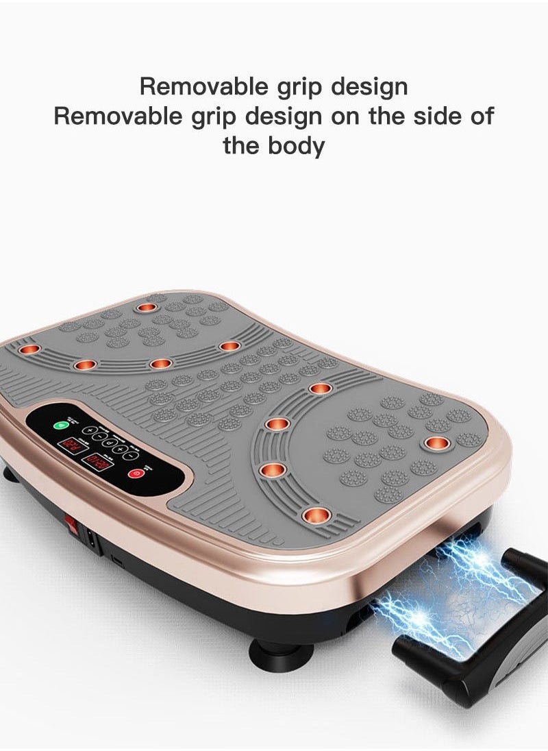 XiuWoo - 4D Vibration Plate Exercise Machine 3 Powerful Silent Motors Oscillation, Linear, Pulsation for Home Fitness Full Body Vibration Machine for Recovery and Toning - Image 1