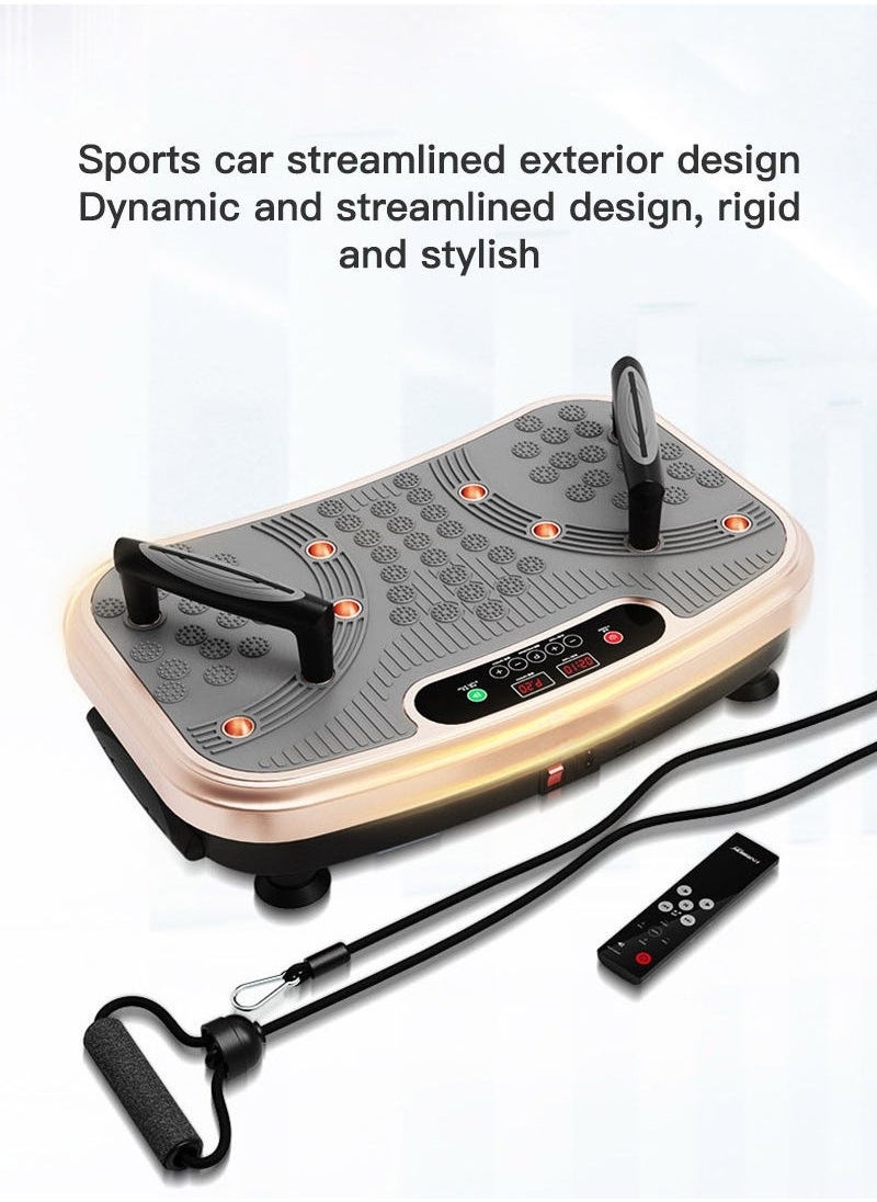 XiuWoo - 4D Vibration Plate Exercise Machine 3 Powerful Silent Motors Oscillation, Linear, Pulsation for Home Fitness Full Body Vibration Machine for Recovery and Toning - Image 1
