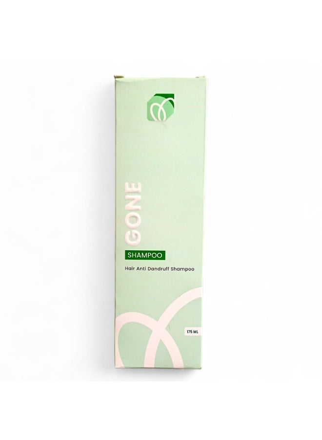 "GONE" Anti Dandruff Shampoo | Eliminates Dandruff & Itch From First Use + Contains Caffeine For Hair Growth & Natural Oils For Hydration - 175ml - Image 5