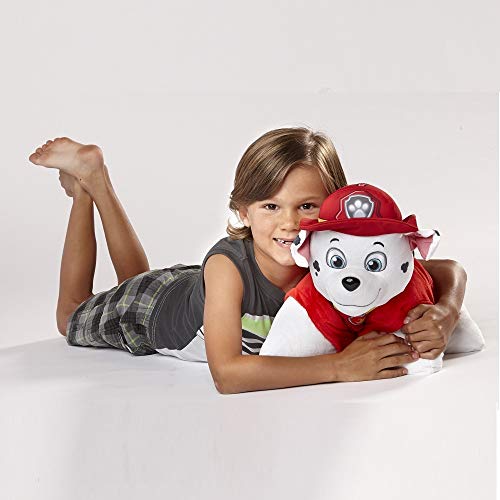 Pillow Pets وسادة حيوانات نيكيلوديون باو باترول، مارشال دالماتيان، 16" لعبة محشوة قطنية - Image 3