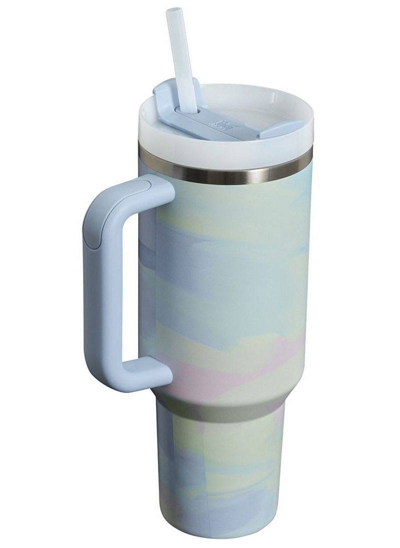 Stanley - Quencher H2.0 FlowState Mug 40oz – Stainless Steel Vacuum Insulated, Leak-Proof Lid with Built-In Straw – Keeps Hot & Cold Drinks at Perfect Temperature – Travel-Friendly, Durable, Ideal for Workouts, Commutes & Daily Hydration - Image 1